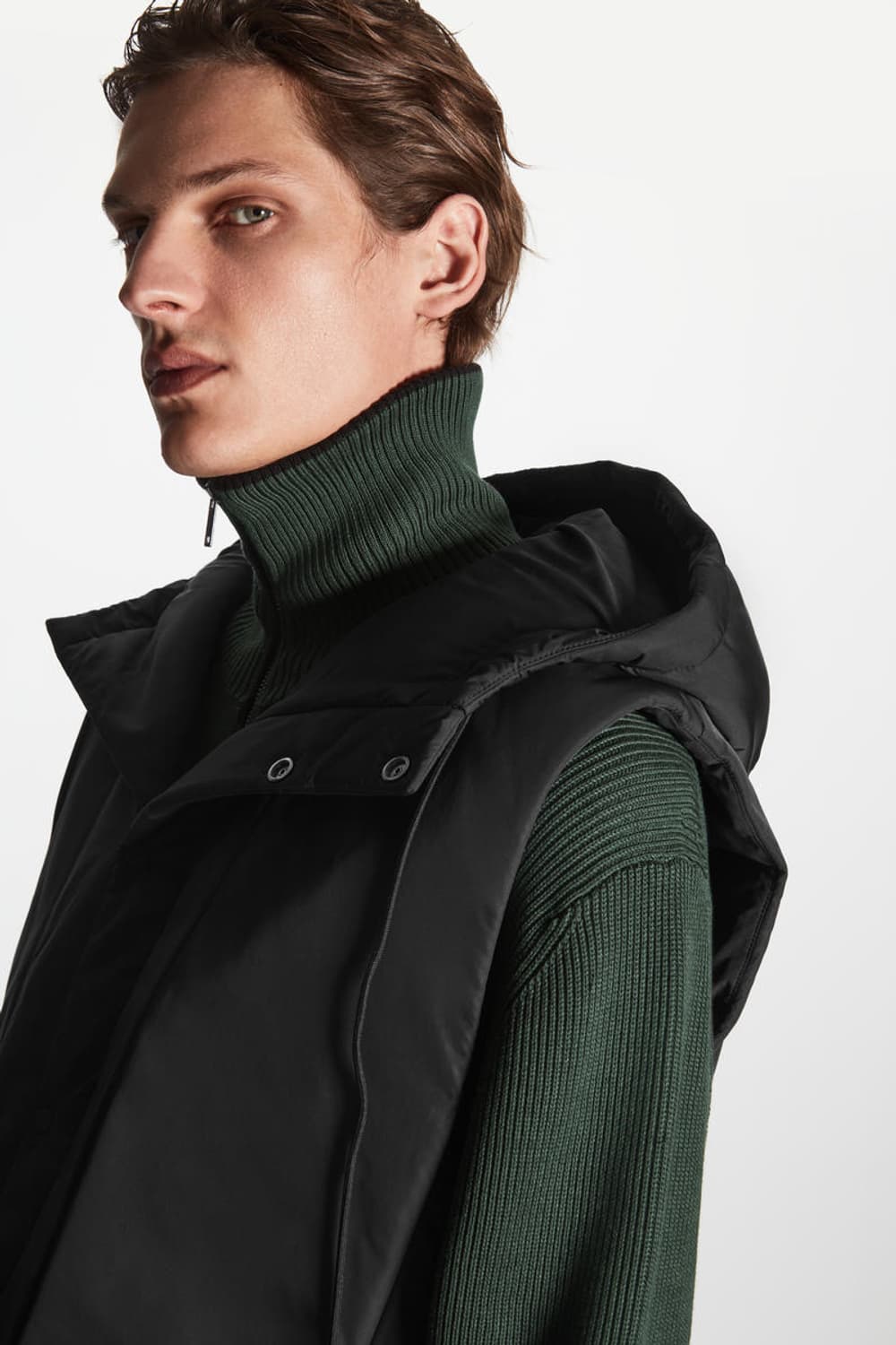 코스 후디드 패디드 질레 상품이미지2