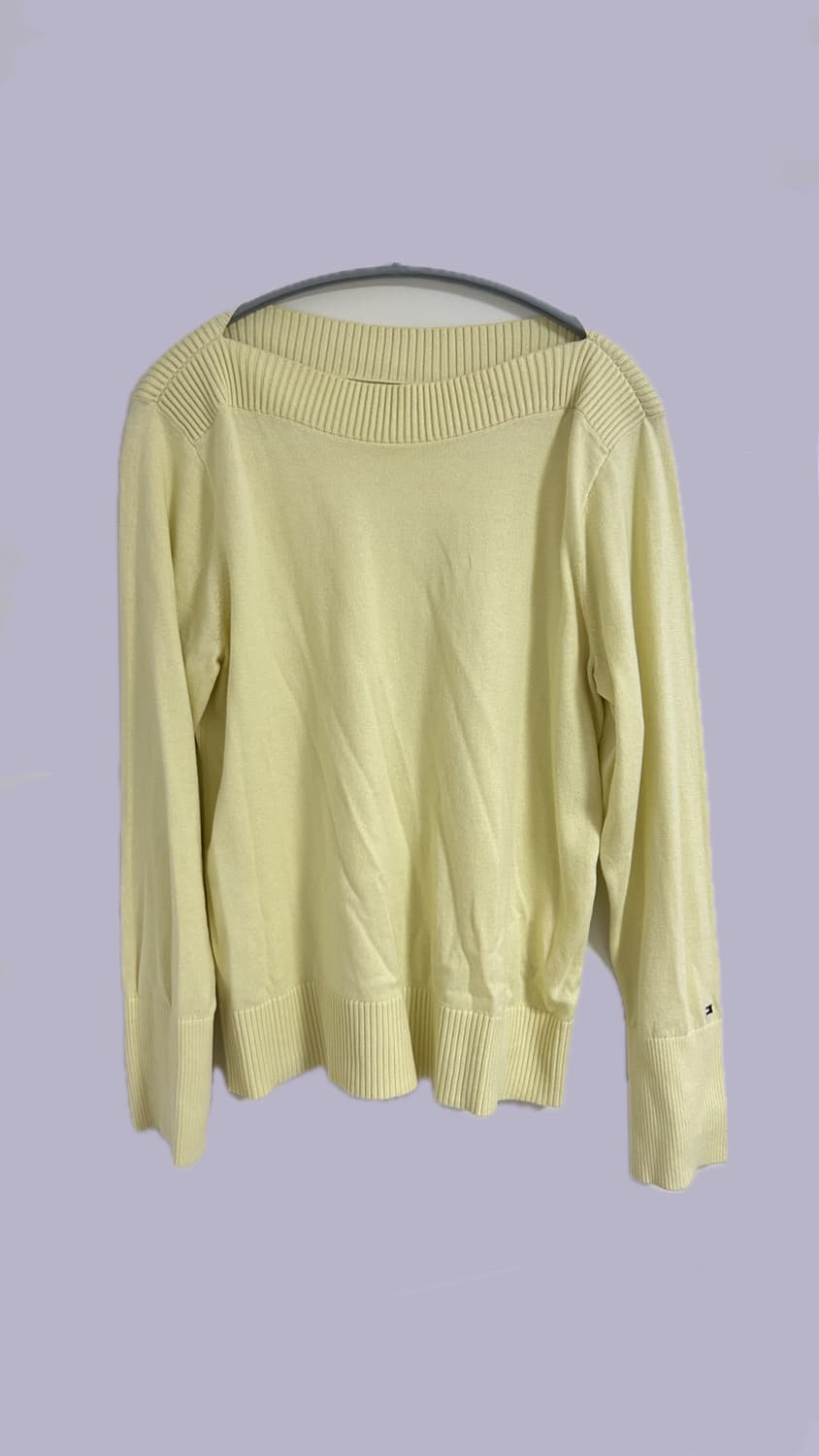 TOMMY HILFIGER 보트넥 니트 상품이미지1