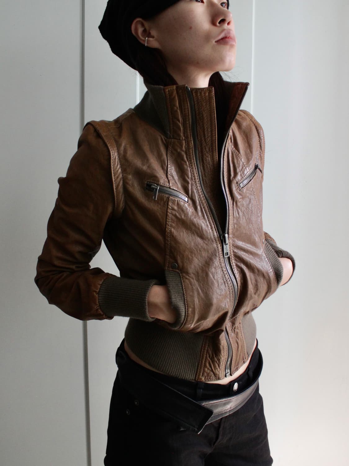Dkny sheep leather jacket  상품이미지1