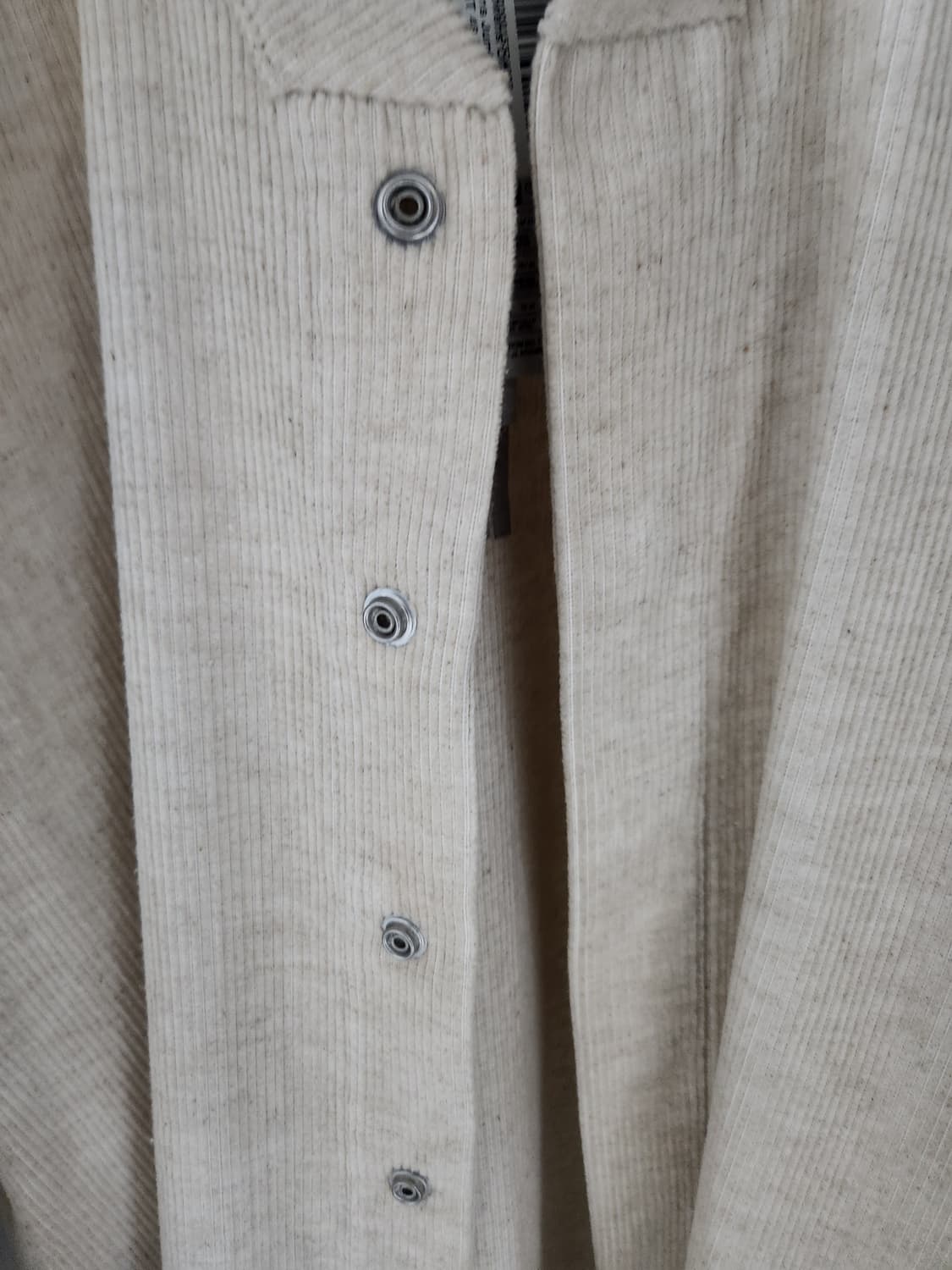 릭오웬스 FW25 코듀로이 점보 파운 셔츠 내츄럴 48사이즈 상품이미지7