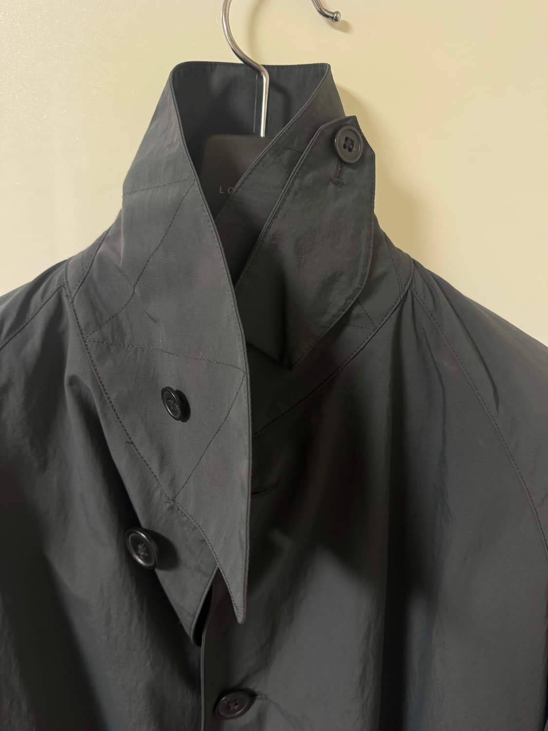 [XL]유니클로U 트렌치 코트  다크그레이 상품이미지4