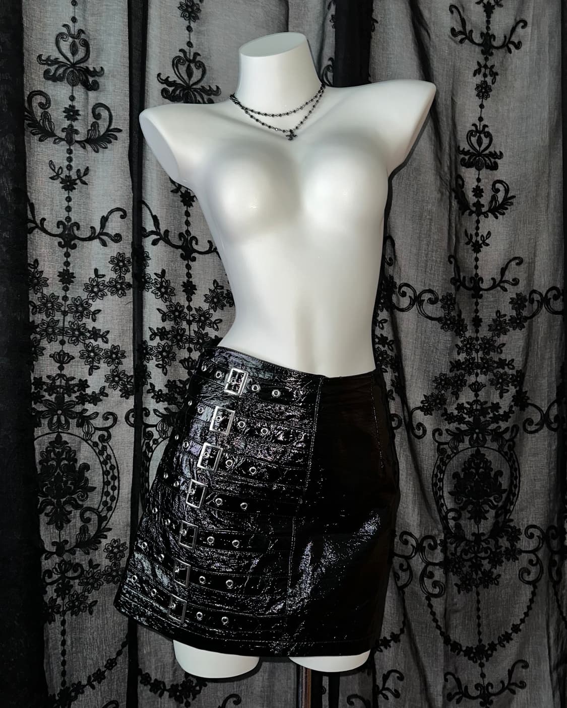 Buckle detail Skirt 상품이미지1