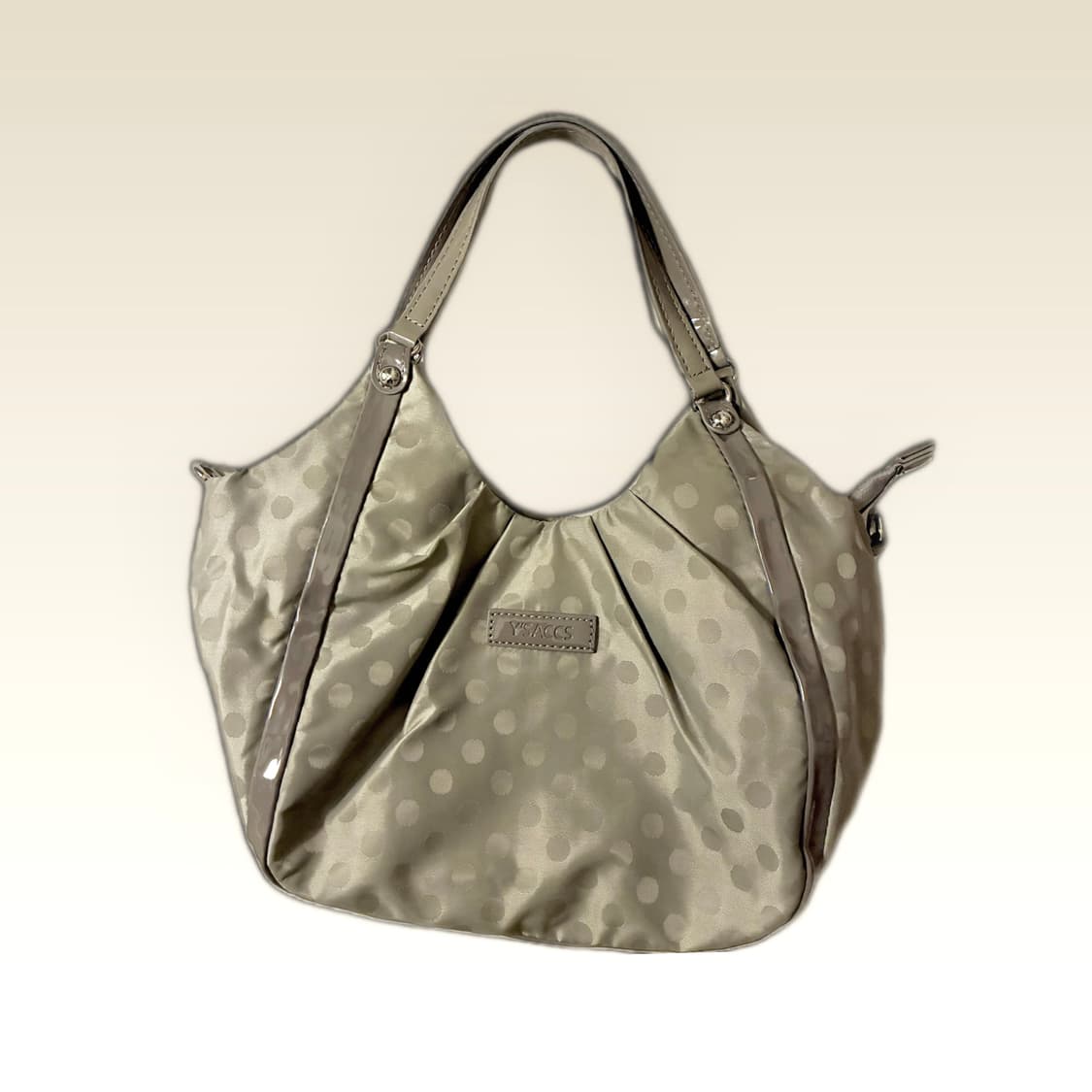 Y’SACCS 도트 카키 숄더백 상품이미지1