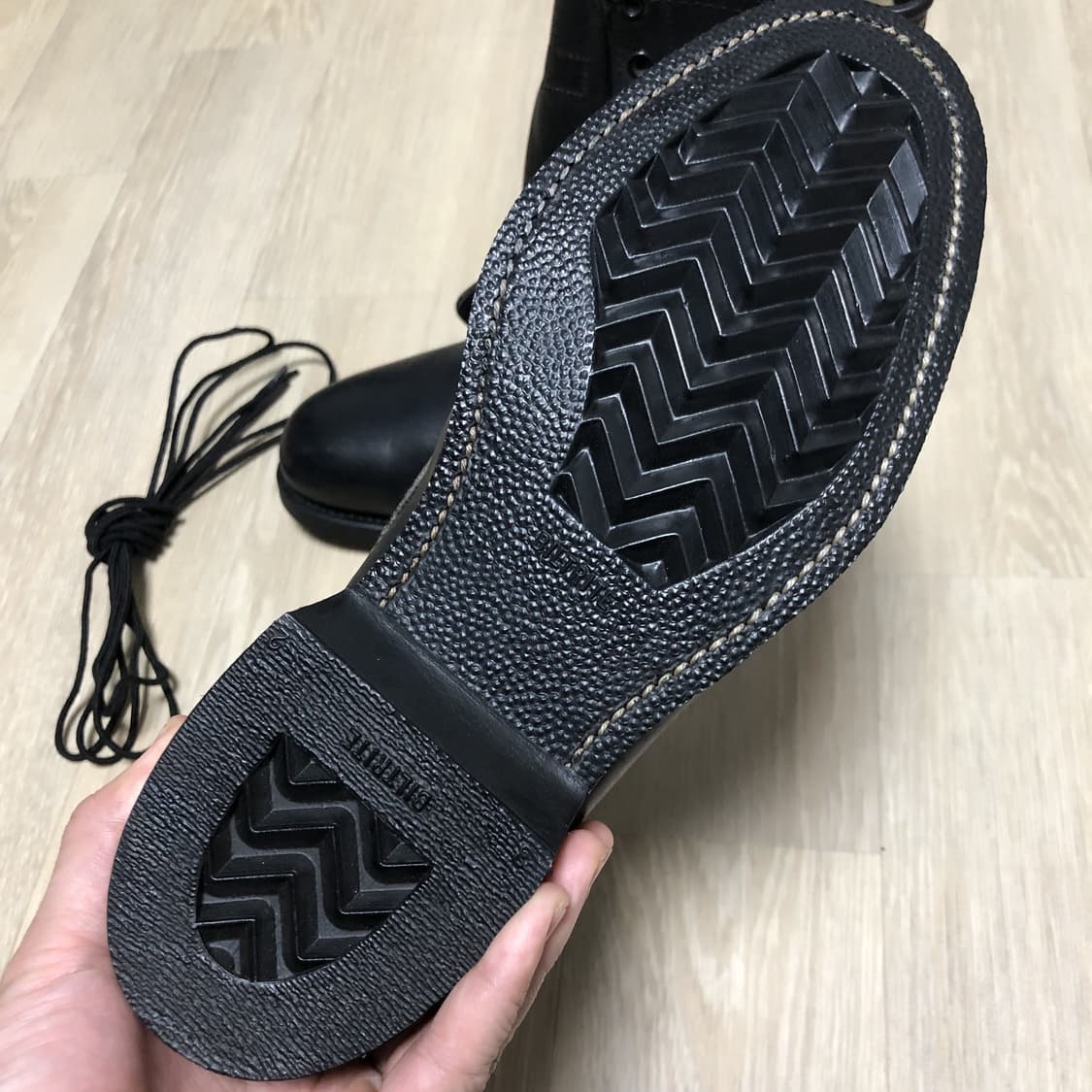 (250) 80's 데드스탁 새상품 미공군 에디슨 슈 컴퍼니 비행 부츠 상품이미지2