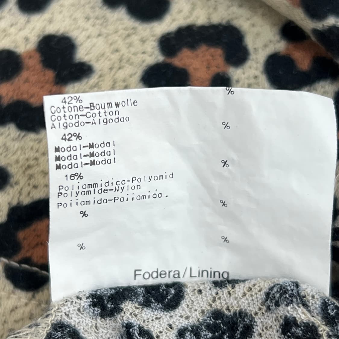 Fendi 펜디 빈티지 레오파드 호피 패턴 반팔 셔츠 42 상품이미지8