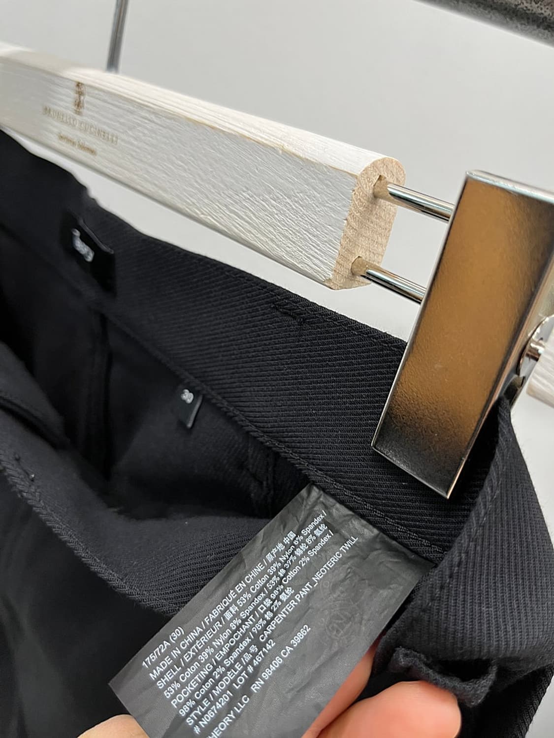 30) 띠어리 신형 카펜더 블랙팬츠 상품이미지6