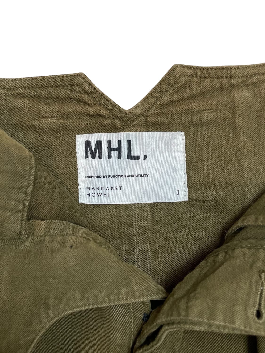 마가렛호웰 카키 미디 스커트 상품이미지7