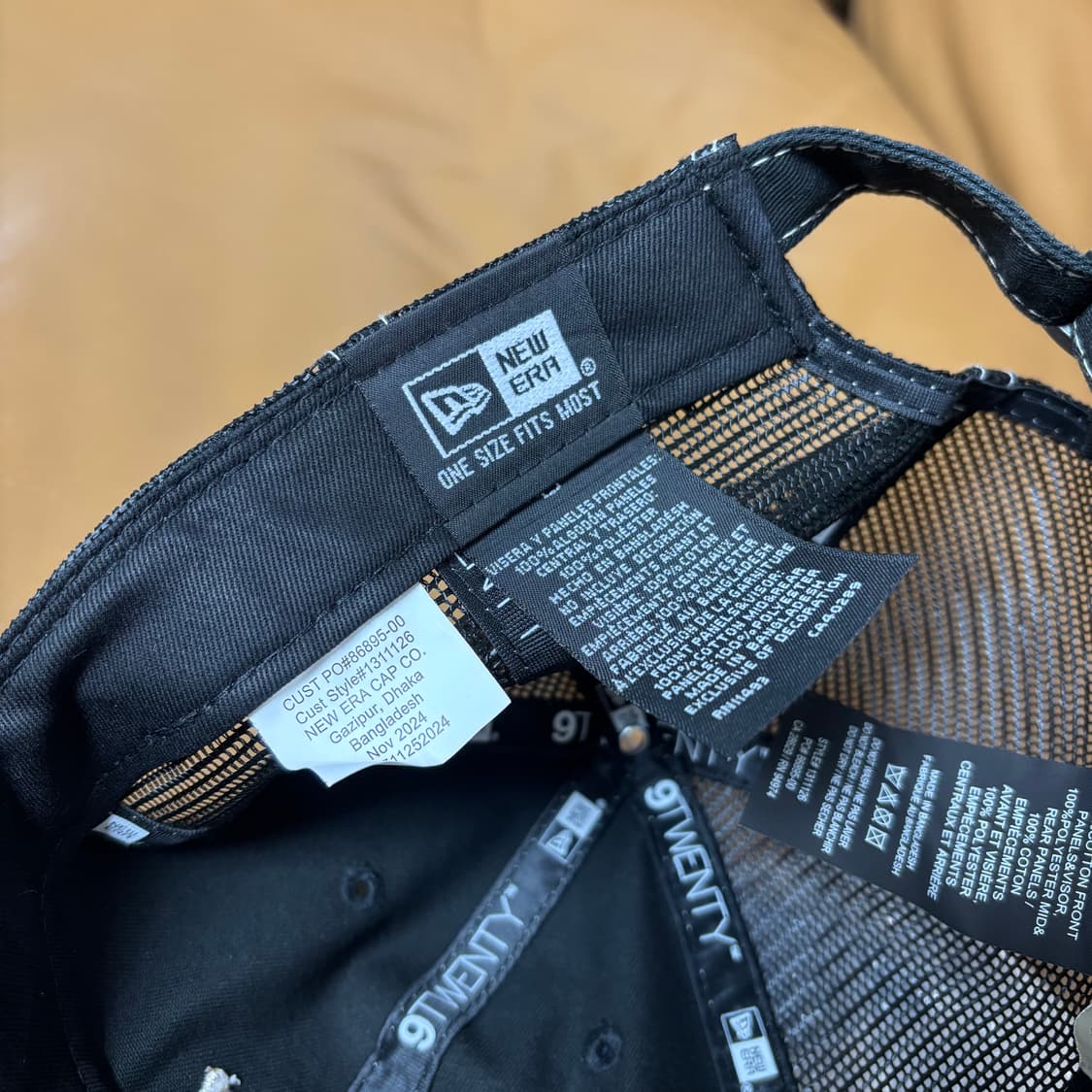 스투시 뉴에라 볼캡 모자 9Twenty 베이직 트러커 블랙 상품이미지10