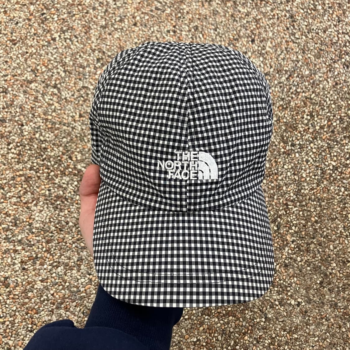 35 노스페이스 체크 나일론 볼캡 모자 상품이미지1