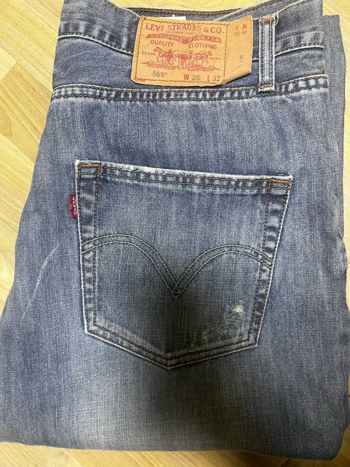 Levis 00s 569 루즈 스트레이트 데님 Mexico🇲🇽 상품이미지1
