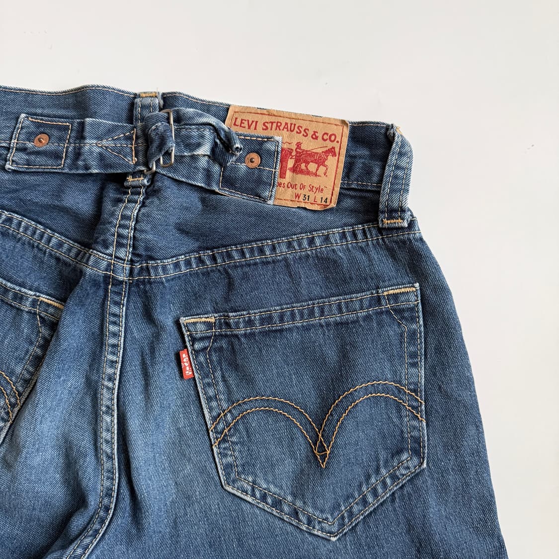 Levi’s 리바이스 신치백 데님쇼츠( OS )  상품이미지1