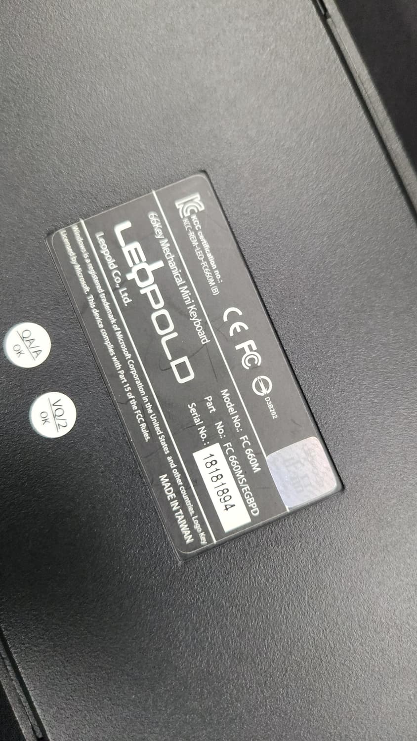 # 레오폴드 FC660M PD 기계식 저소음적축 텐키리스 키보드 급처 상품이미지5