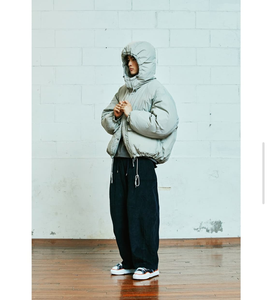 프리즘웍스 나일론 후디 푸퍼 다운 파카 상품이미지9