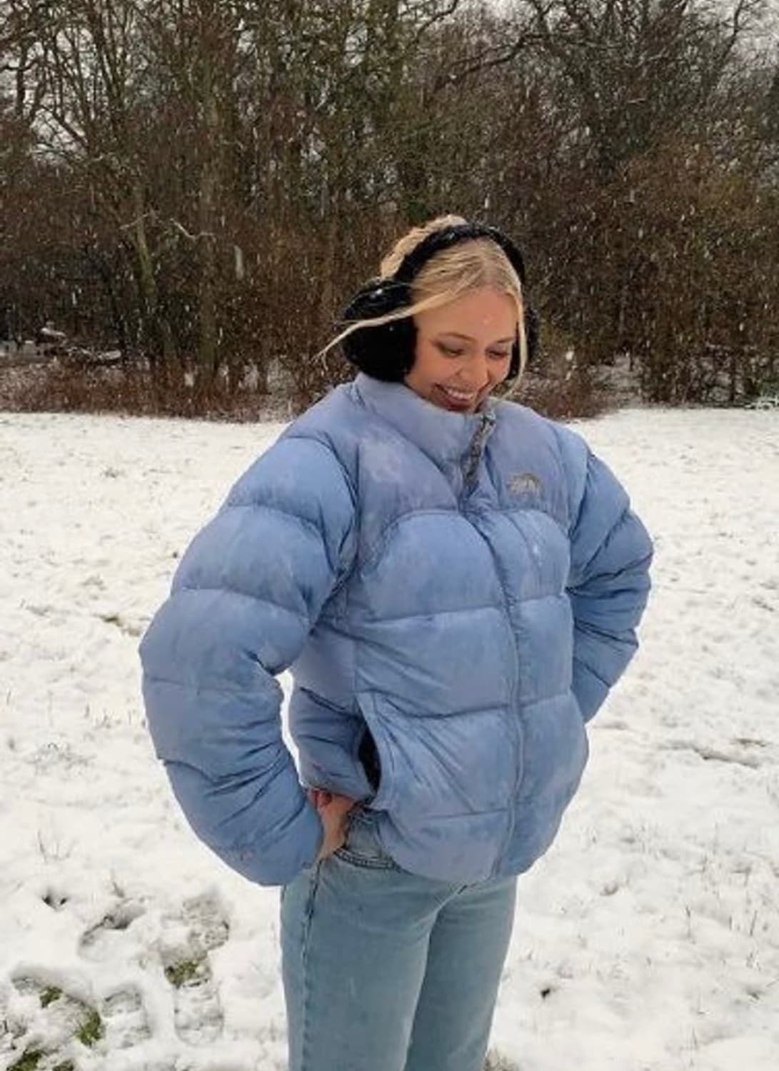 노스페이스 대장 눕시 하늘색 95XL 상품이미지5