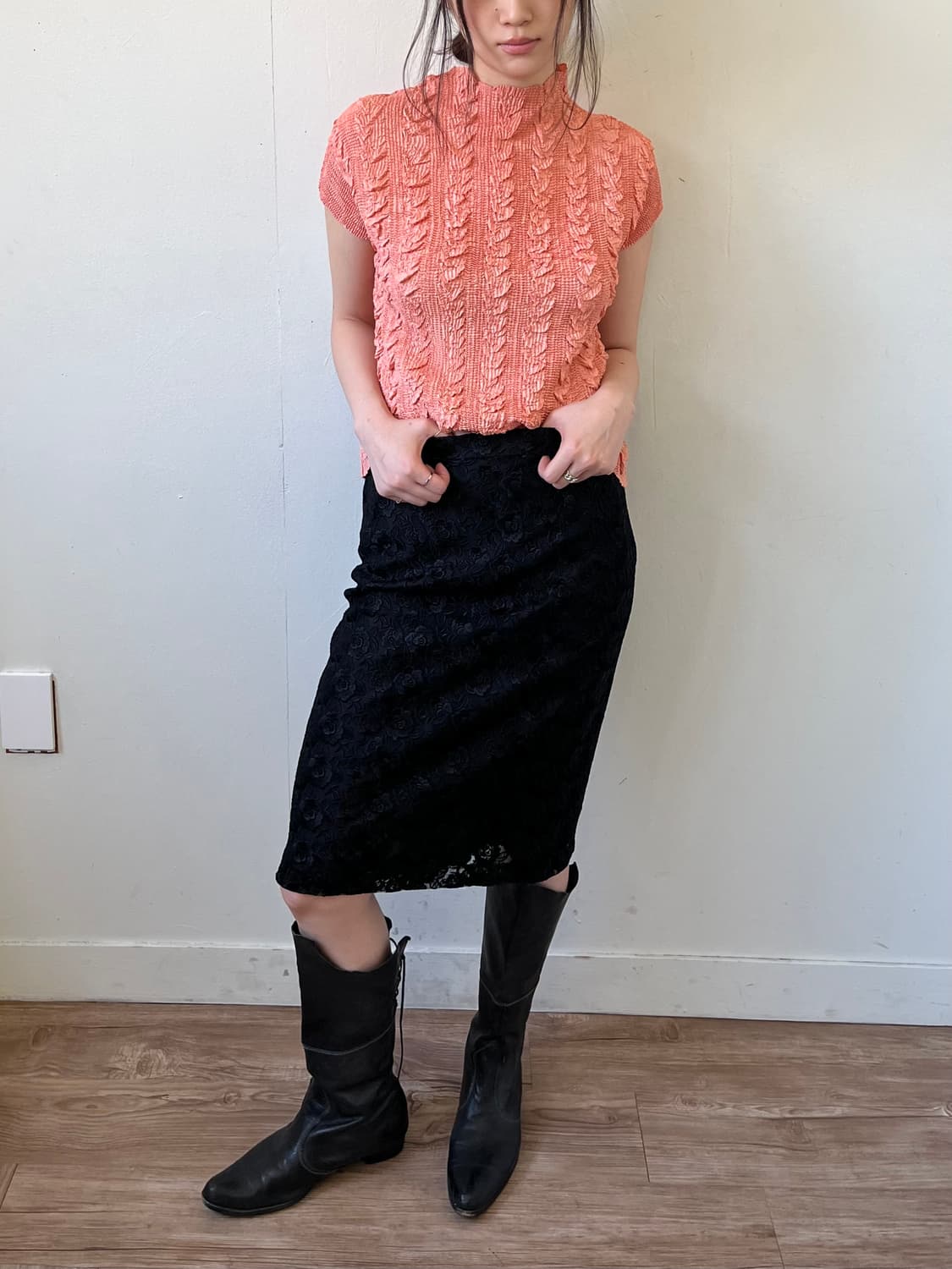 PINORE 인디핑크 플리츠 탑 상품이미지3