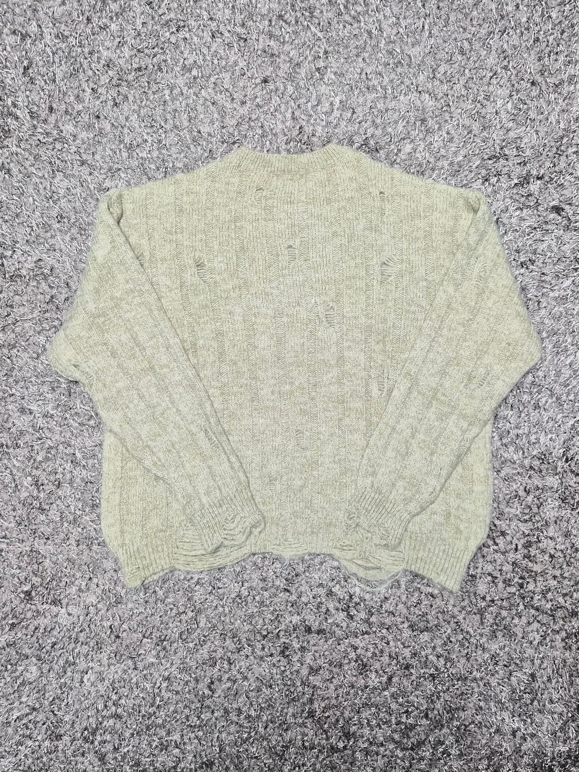 (새상품)자라 데미지 니트 L 상품이미지2