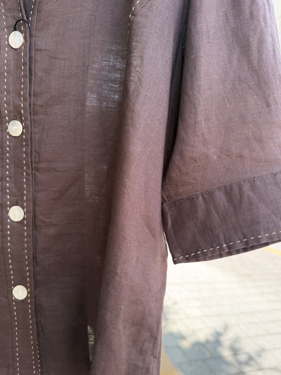 Silk Road Linen Stitch Open Collar Jack 상품이미지4