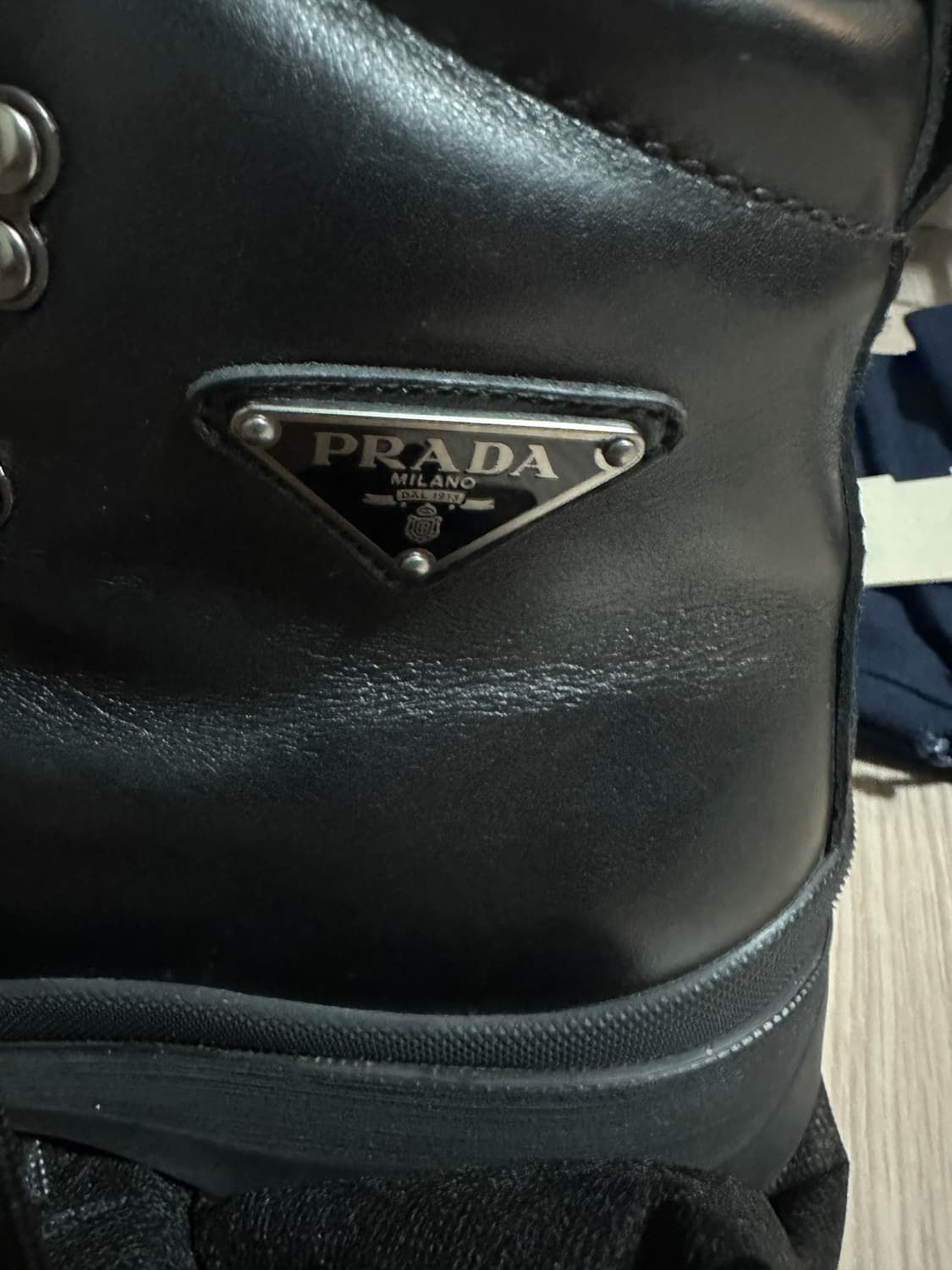 프랭크오션 프라다 레더 마운틴 부츠 uk10 상품이미지9