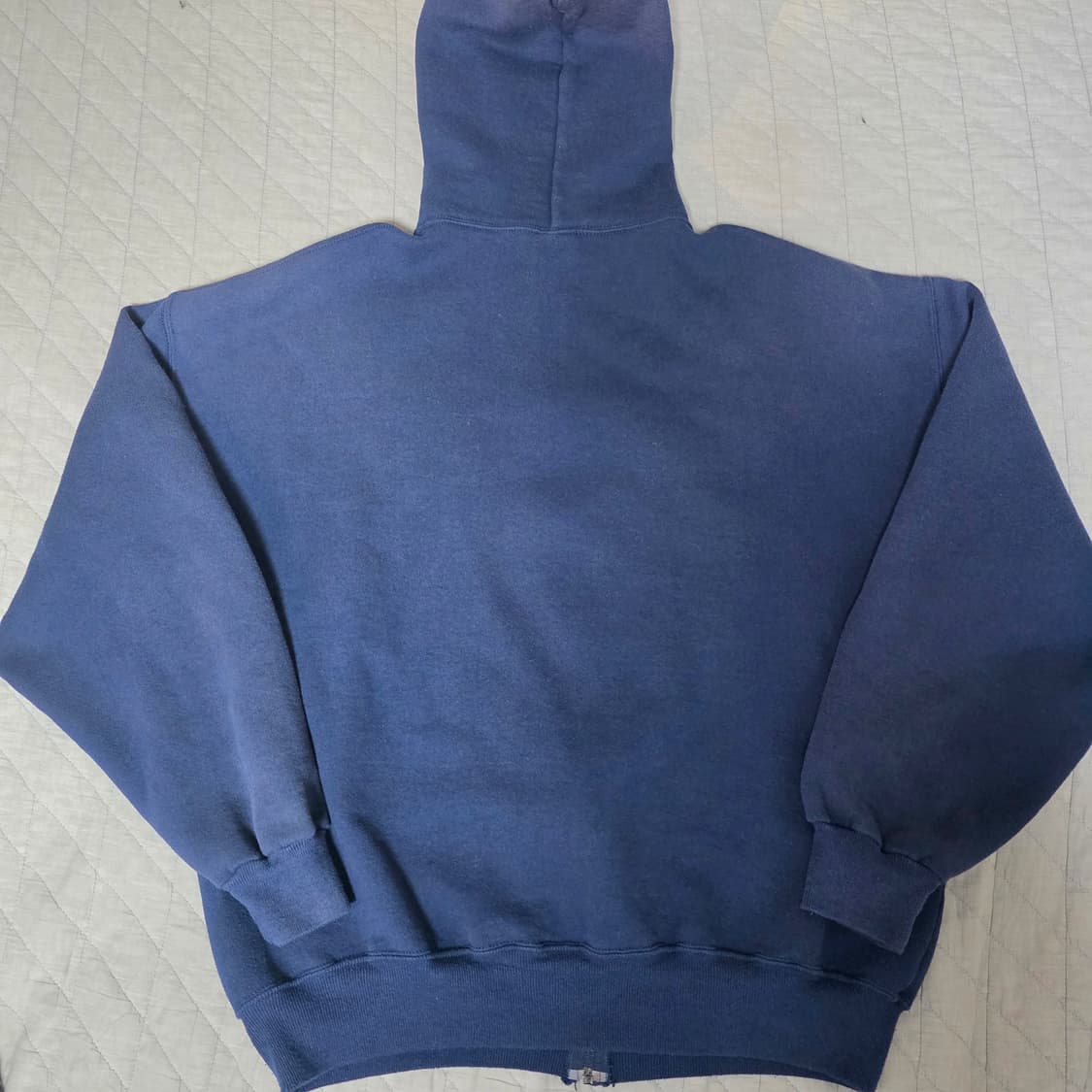 [XL] 90s 러셀 애슬레틱 후드집업 네이비 페이드굿컨디션 ver.13 상품이미지4