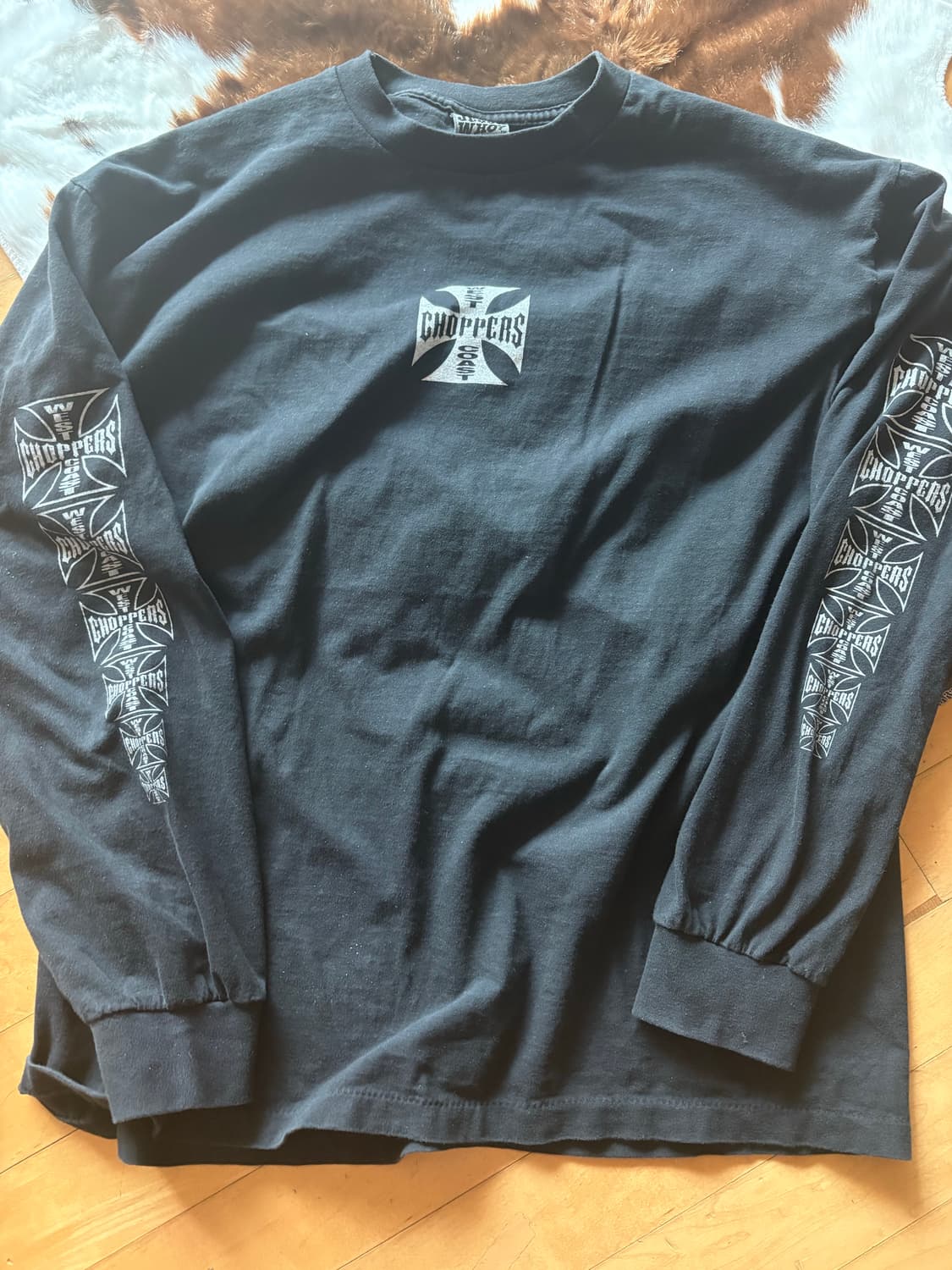 90s west coast choppers 롱슬리브 빈티니 XL 상품이미지1