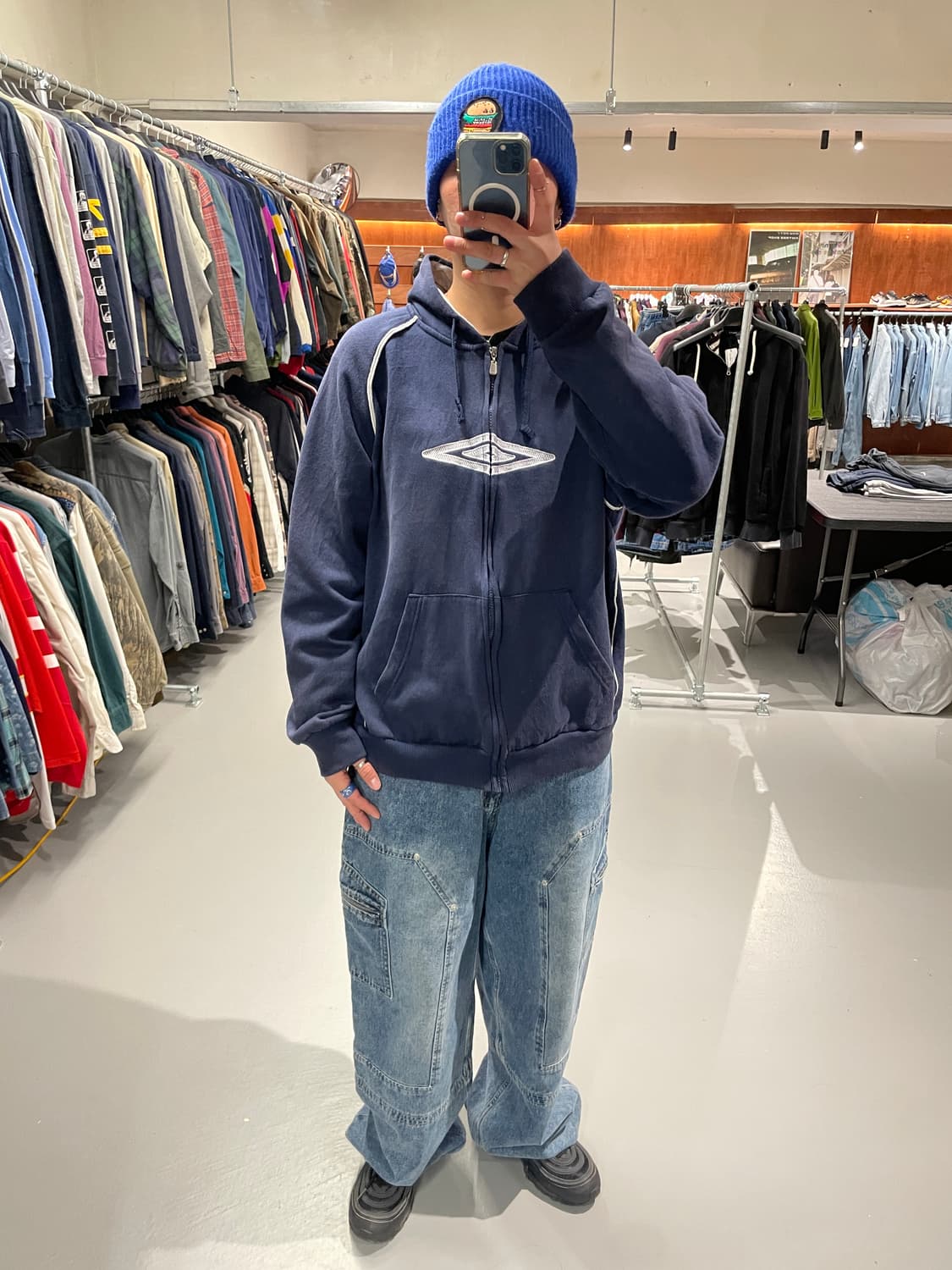 엄브로 후드 집업   상품이미지3