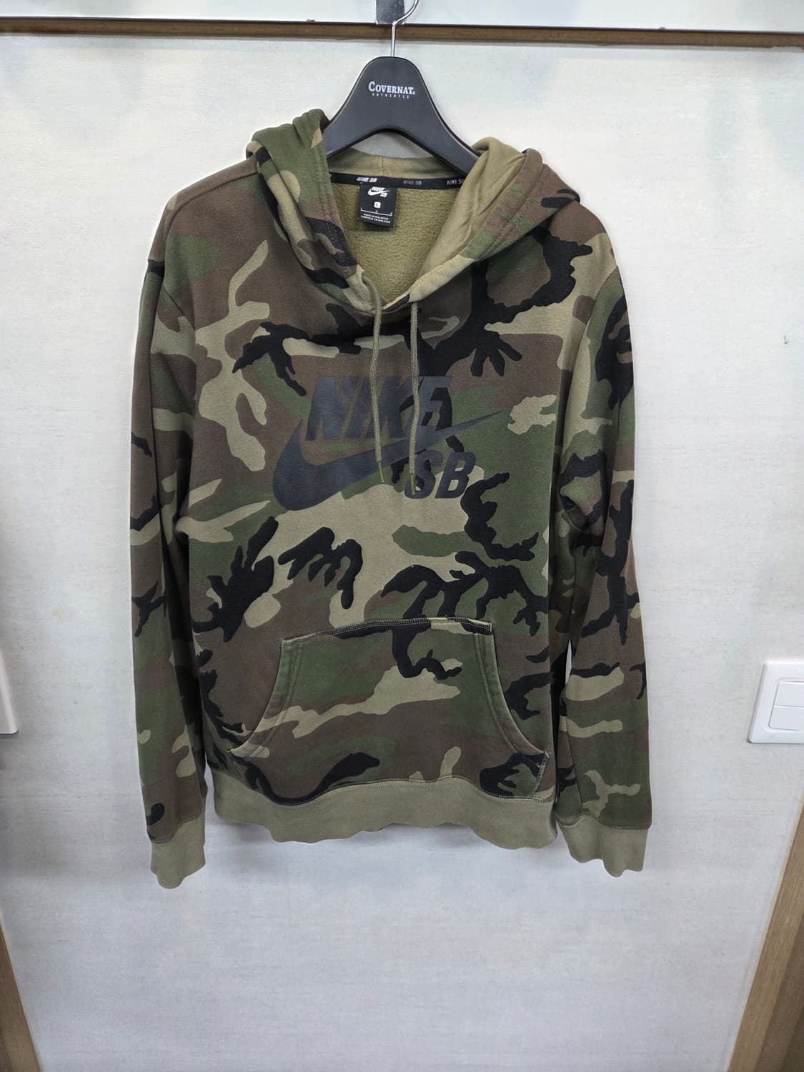 나이키 해외판 sb 빅로고 카모 기모 후드티 L 상품이미지1