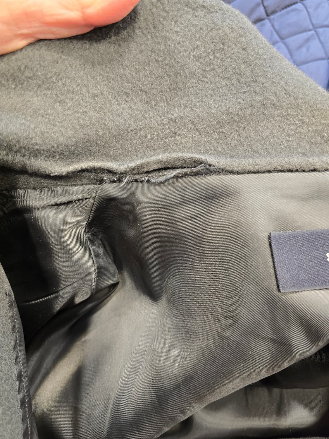 한섬 시스템 SYSTEM 모 캐시미어 혼방 롱 코트 55~66 상품이미지9