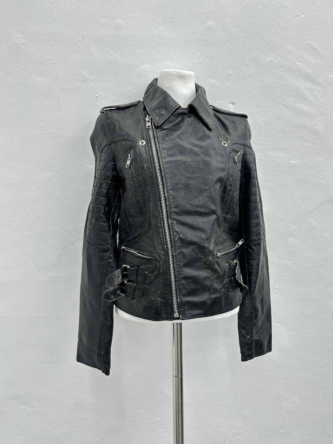 Garment washed distressed tanning sheeps 상품이미지7