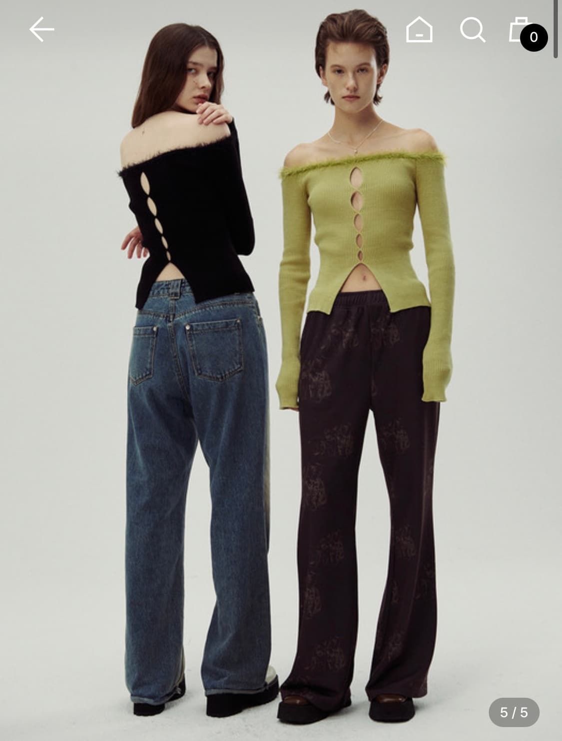 시눈 FUR OFF SHOULDER SWEATER 상품이미지1
