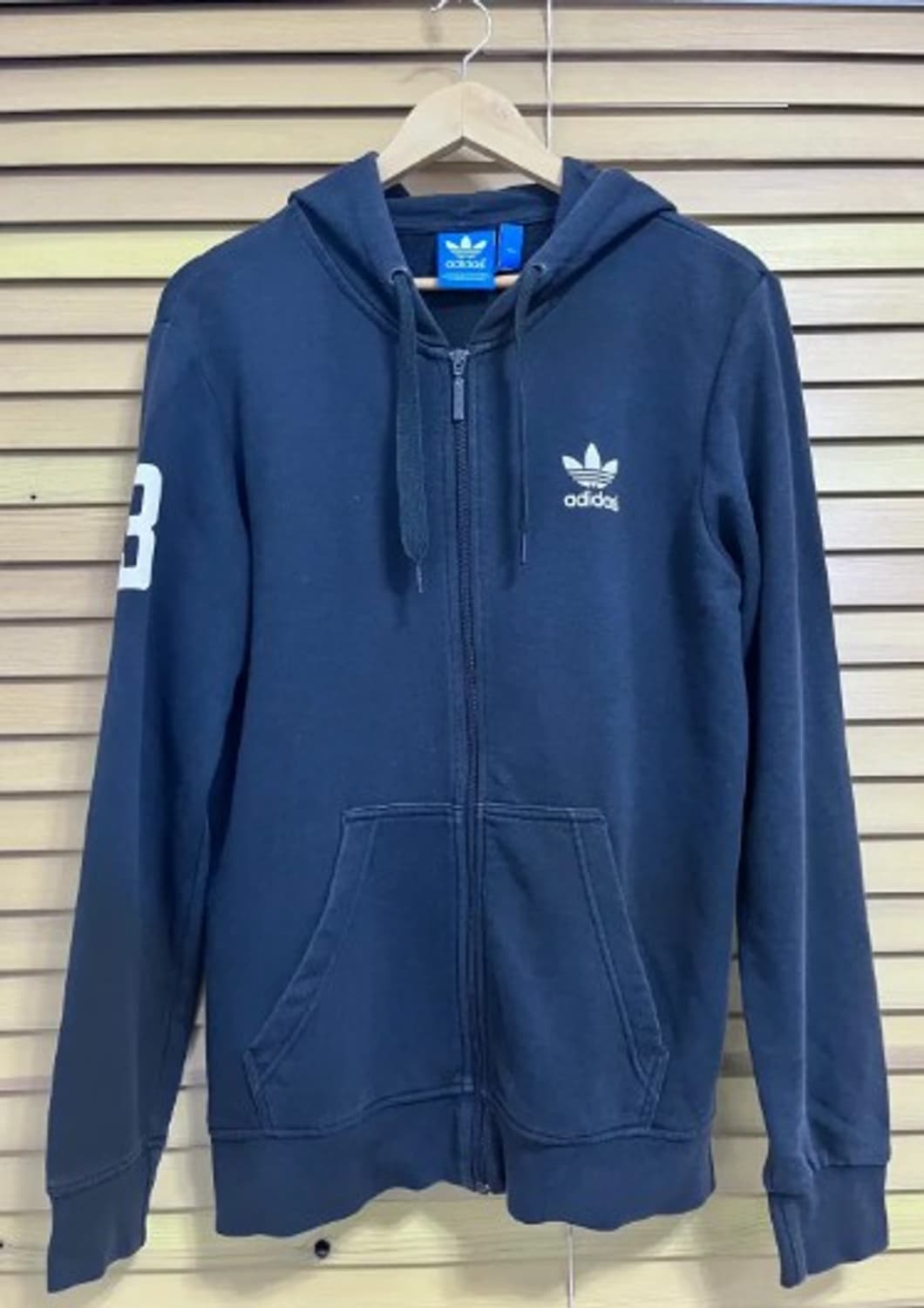 아디다스 오리지널 남성 블랙후드집업점퍼 100사이즈 상품이미지2