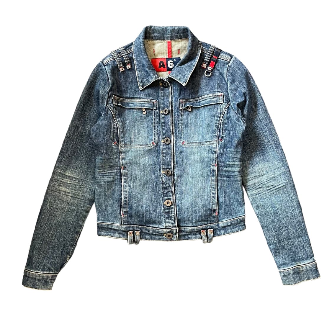 A6 빅포켓 y2k 워싱 데님 자켓 상품이미지1
