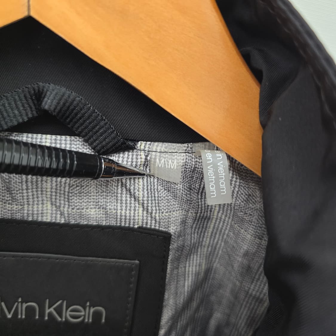 캘빈클라인 블랙 남성 간절기 자켓 상품이미지4
