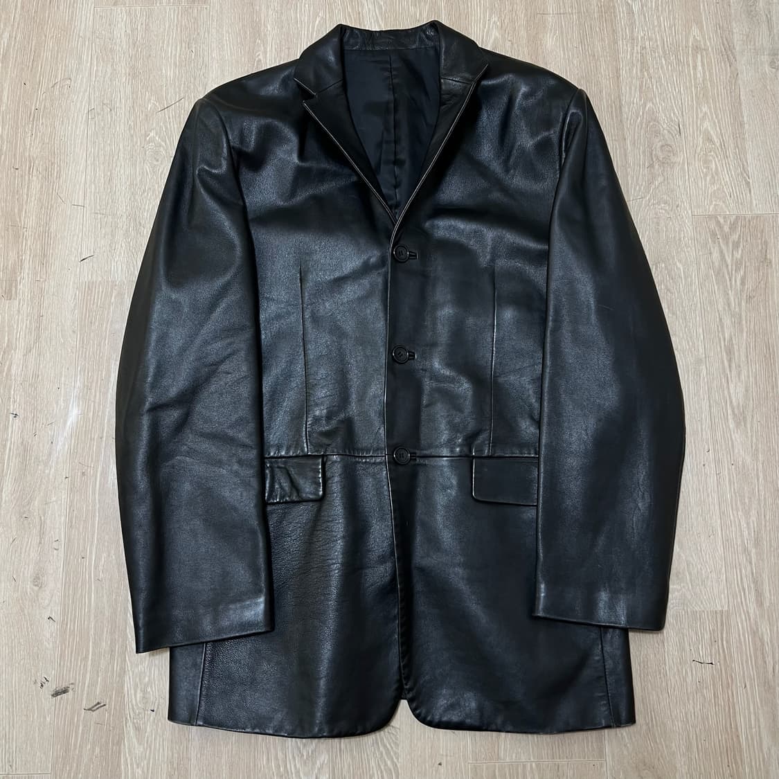 파스토조 남성 천연 양가죽 싱글 가죽자켓 XL/105  상품이미지1