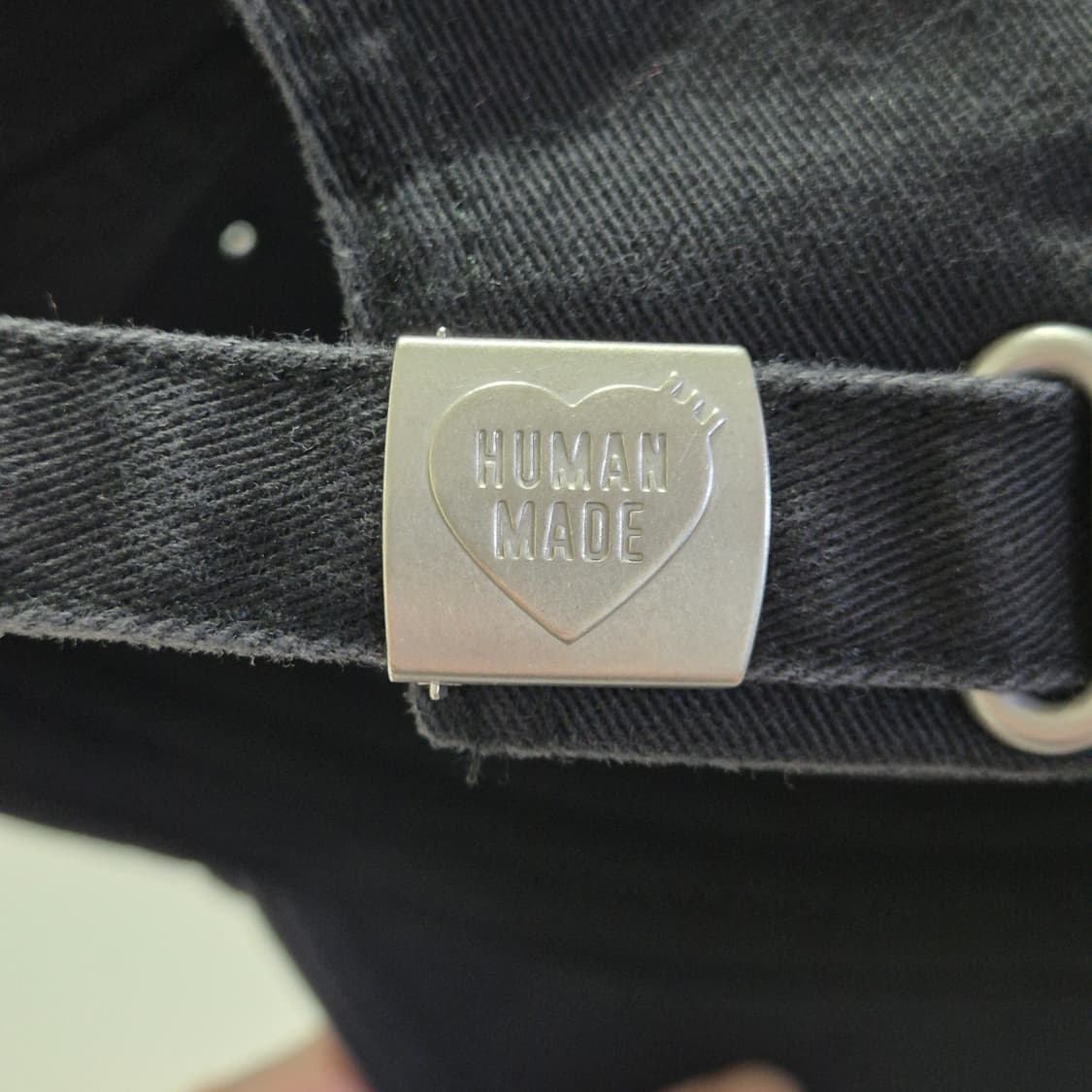 휴먼메이드 모자 6패널 트윌 캡 볼캡 블랙 26SS 상품이미지5