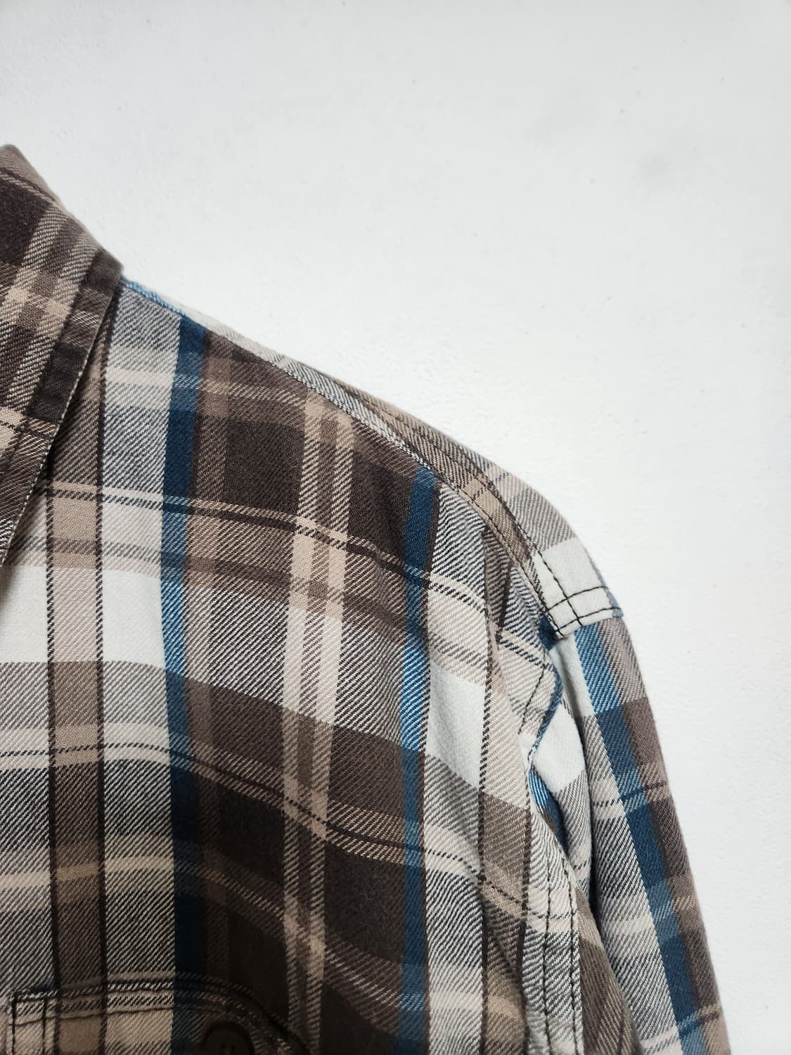 랭글러Wrangler 체크 셔츠 L - S83 상품이미지3