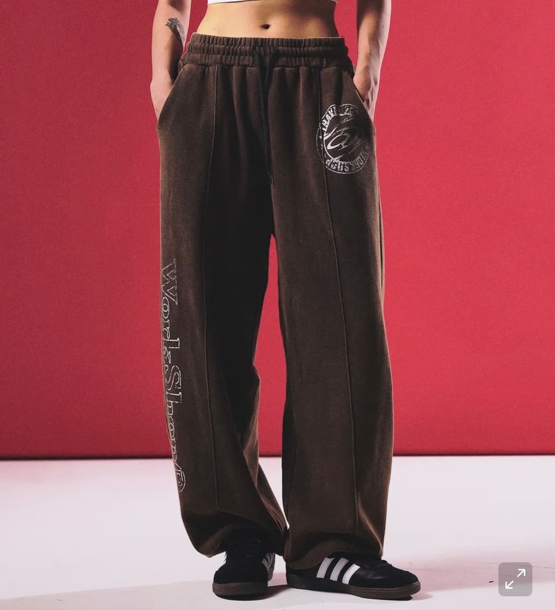 스탬프 워시드 조거 팬츠 상품이미지1