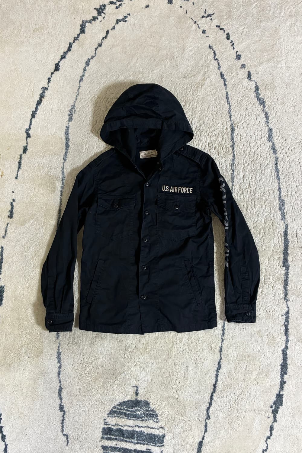 Avirex U.S. AirForce Hooded Shirt Jacket 상품이미지8