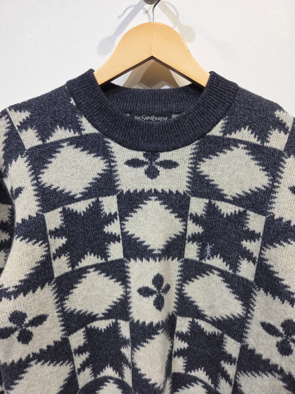 입생로랑(YSL) 퓨어옴므 빈티지 패턴 니트 상품이미지3