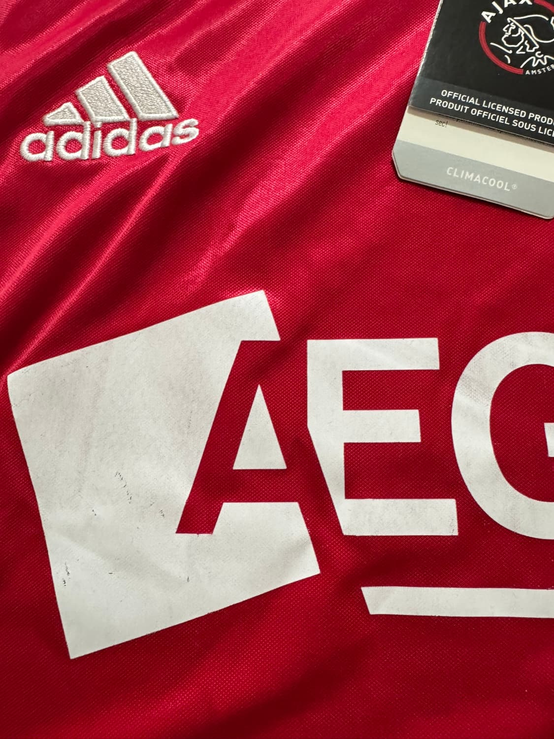 (택상품)아디다스 아약스 축구 유니폼(XL사이즈) 상품이미지3