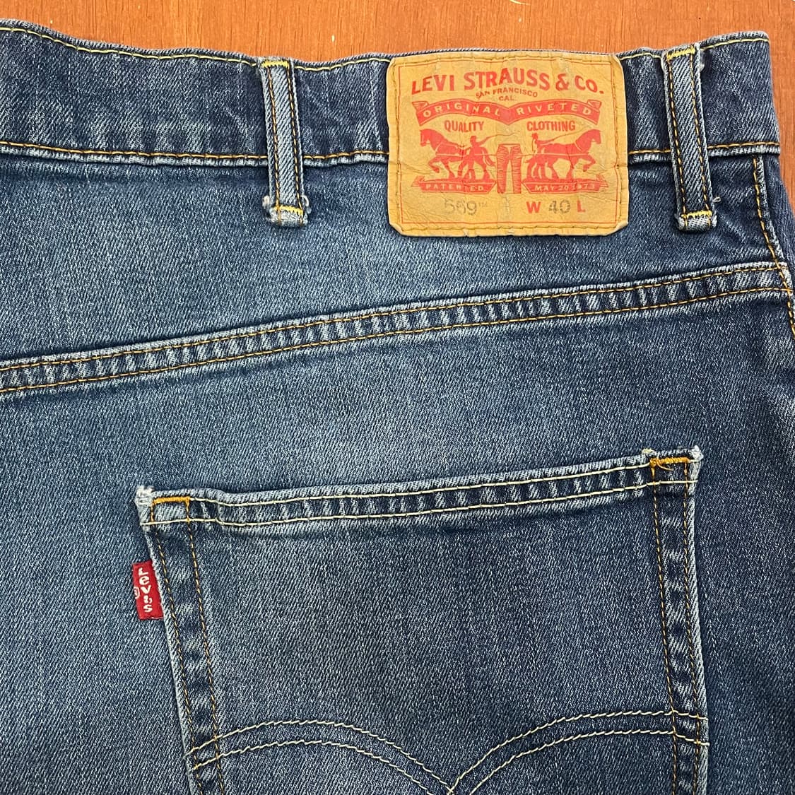 (40) Levi's 리바이스 569 데님 쇼츠 반바지 상품이미지8