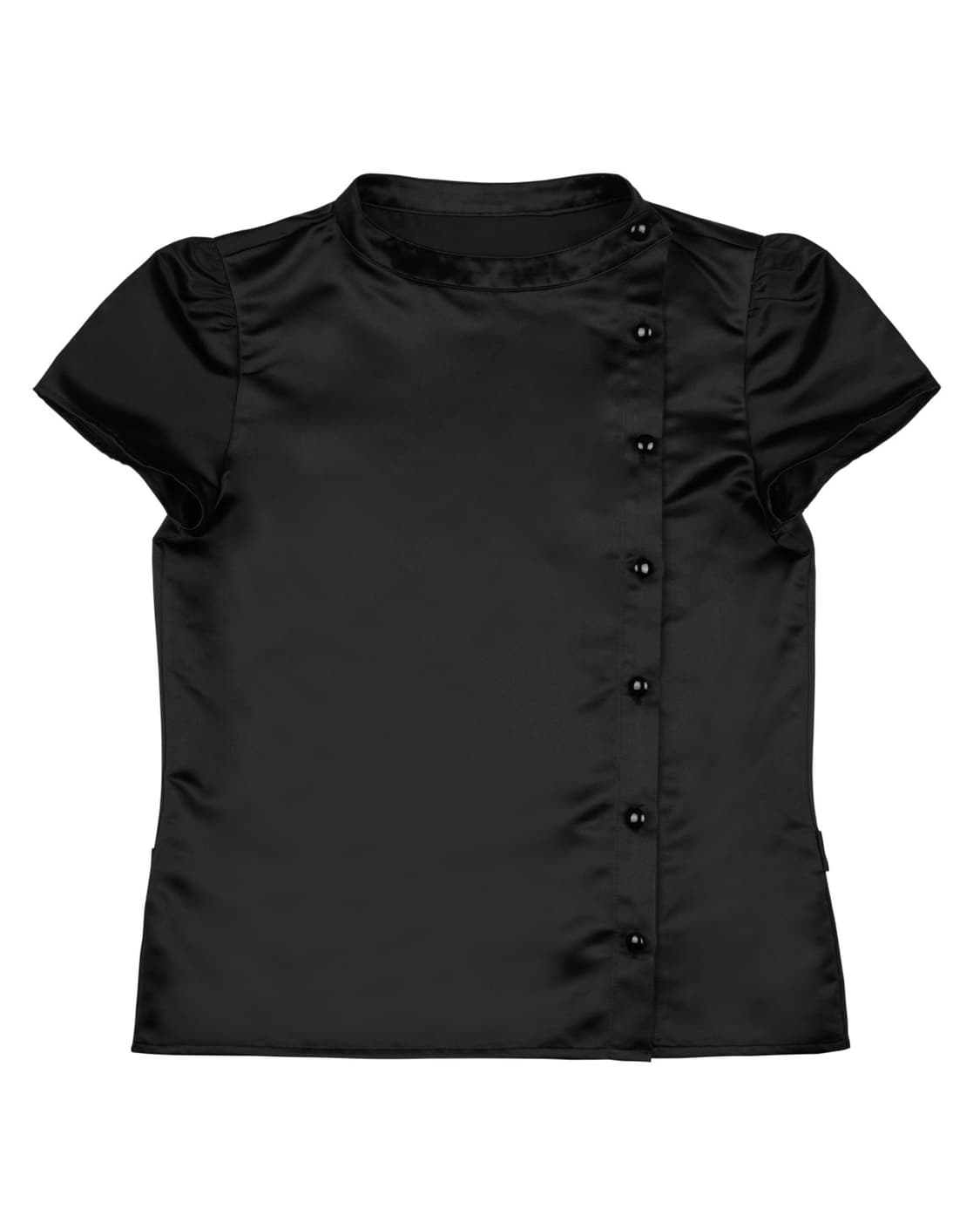 카나리 SHORT SLEEVE PUFF SHIRT - BLACK -  상품이미지1