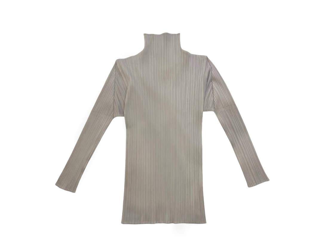 플리츠플리즈 그레이 롱 슬리브 상품이미지1