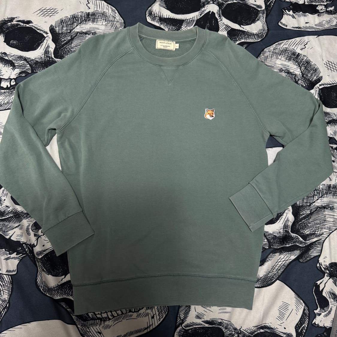 메종키츠네 폭스 헤드 맨투맨 L사이즈  상품이미지1