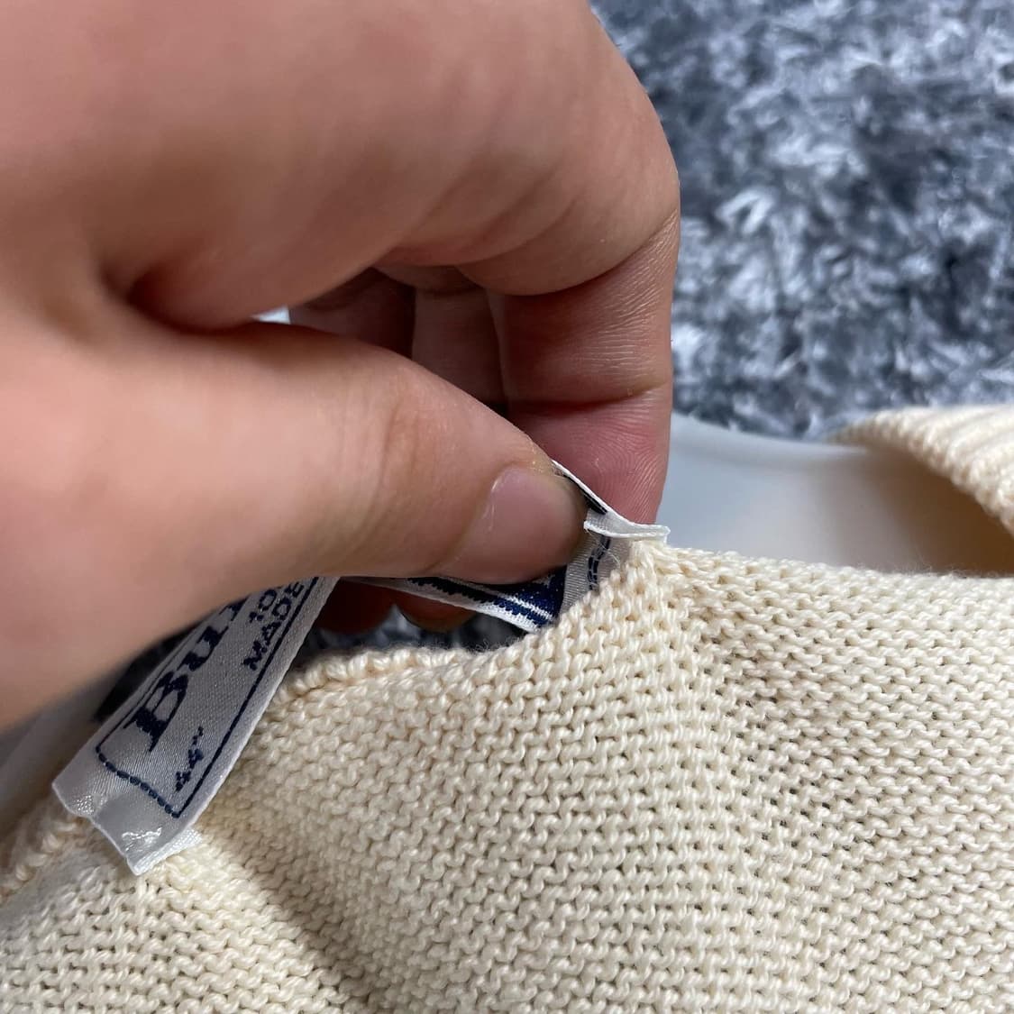 Burberrys 버버리 크레스트 꽈배기 니트 상품이미지6