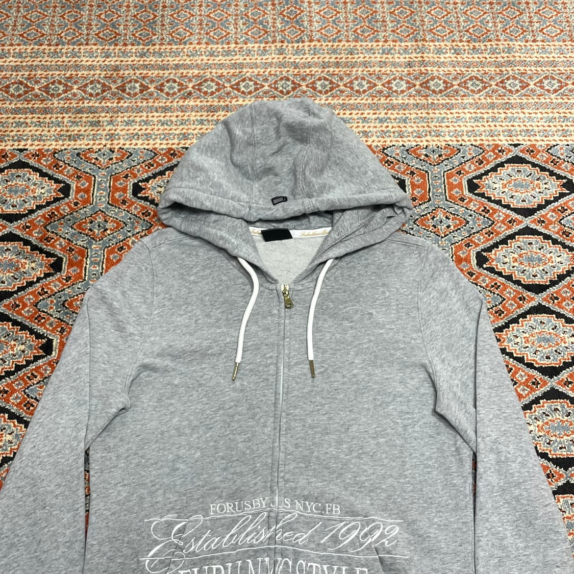 푸부더콜렉션 그레이 후드집업 여성M  상품이미지3