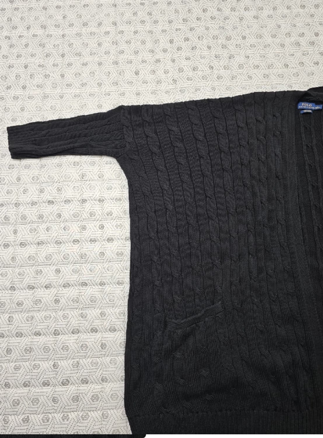 폴로 케이블 가디건 케이프 100 상품이미지5