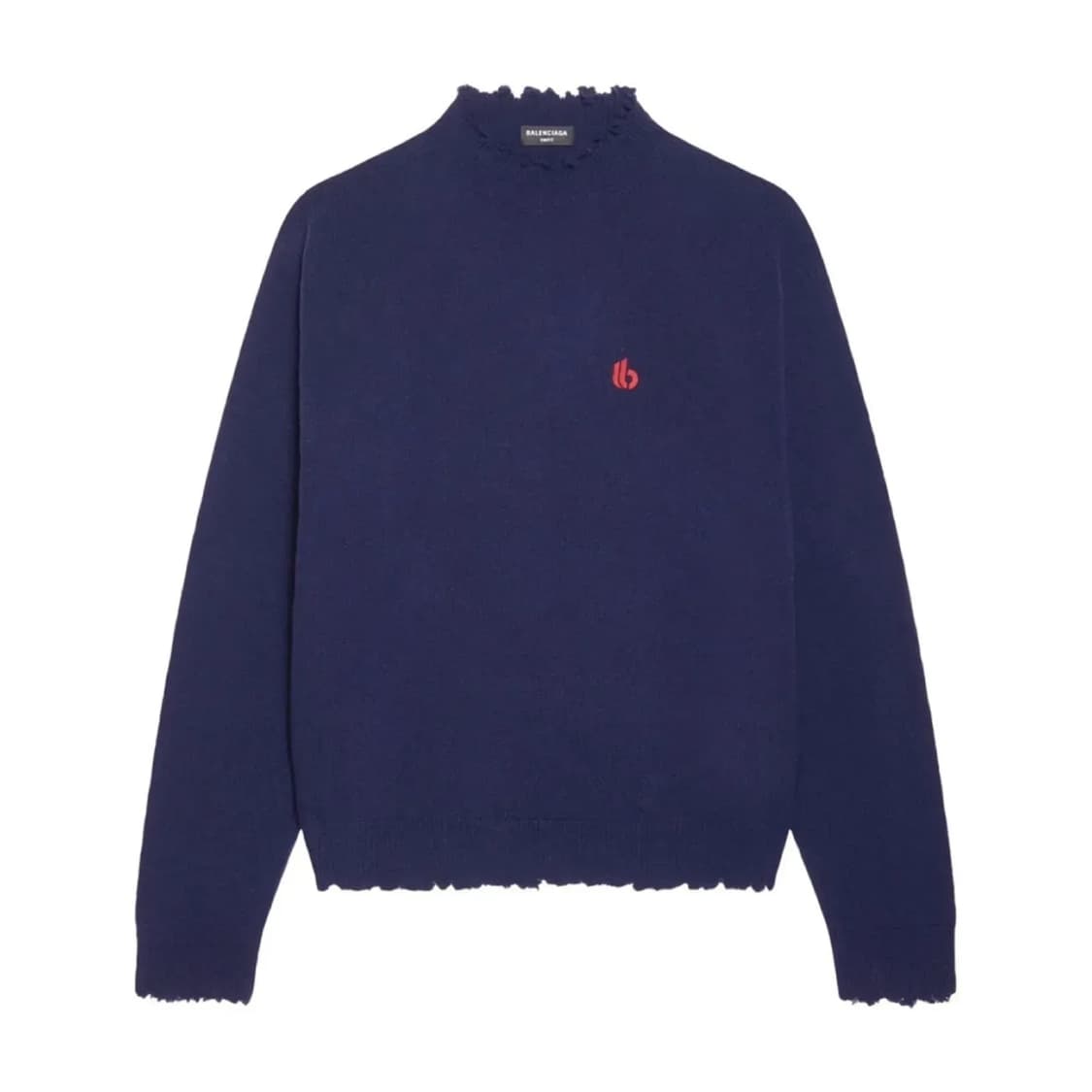 [L] 발렌시아가 더블B 자수 로고 니트 스웨터 상품이미지3