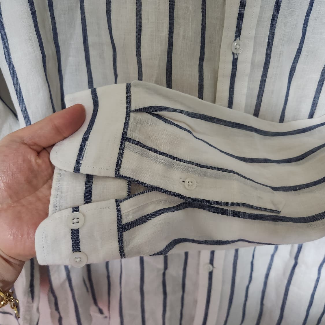 라코스테 마백프로 린넨 셔츠 남100 상품이미지4