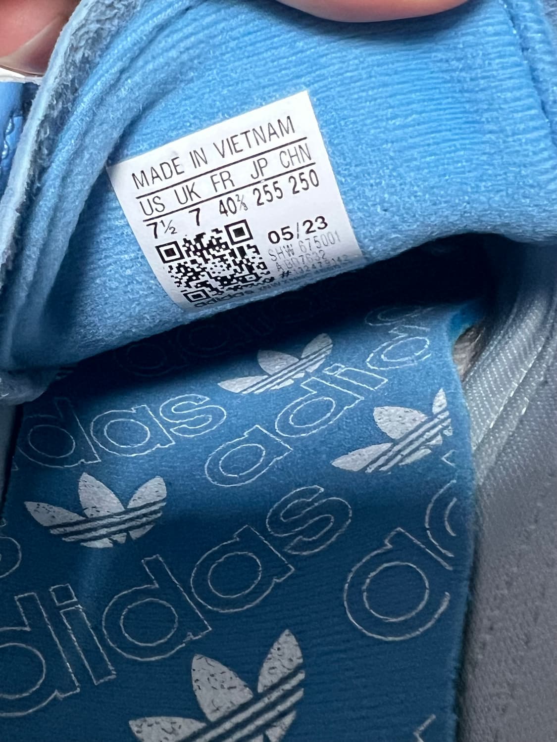 (새상품)아디다스 핸드볼 스페지알 라이트 블루 255 상품이미지9