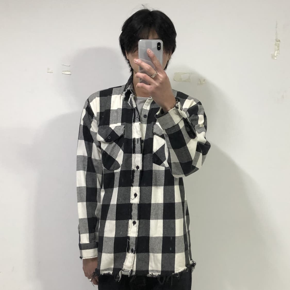 아메리칸 빈티지 디스트로이드 체크셔츠 상품이미지3